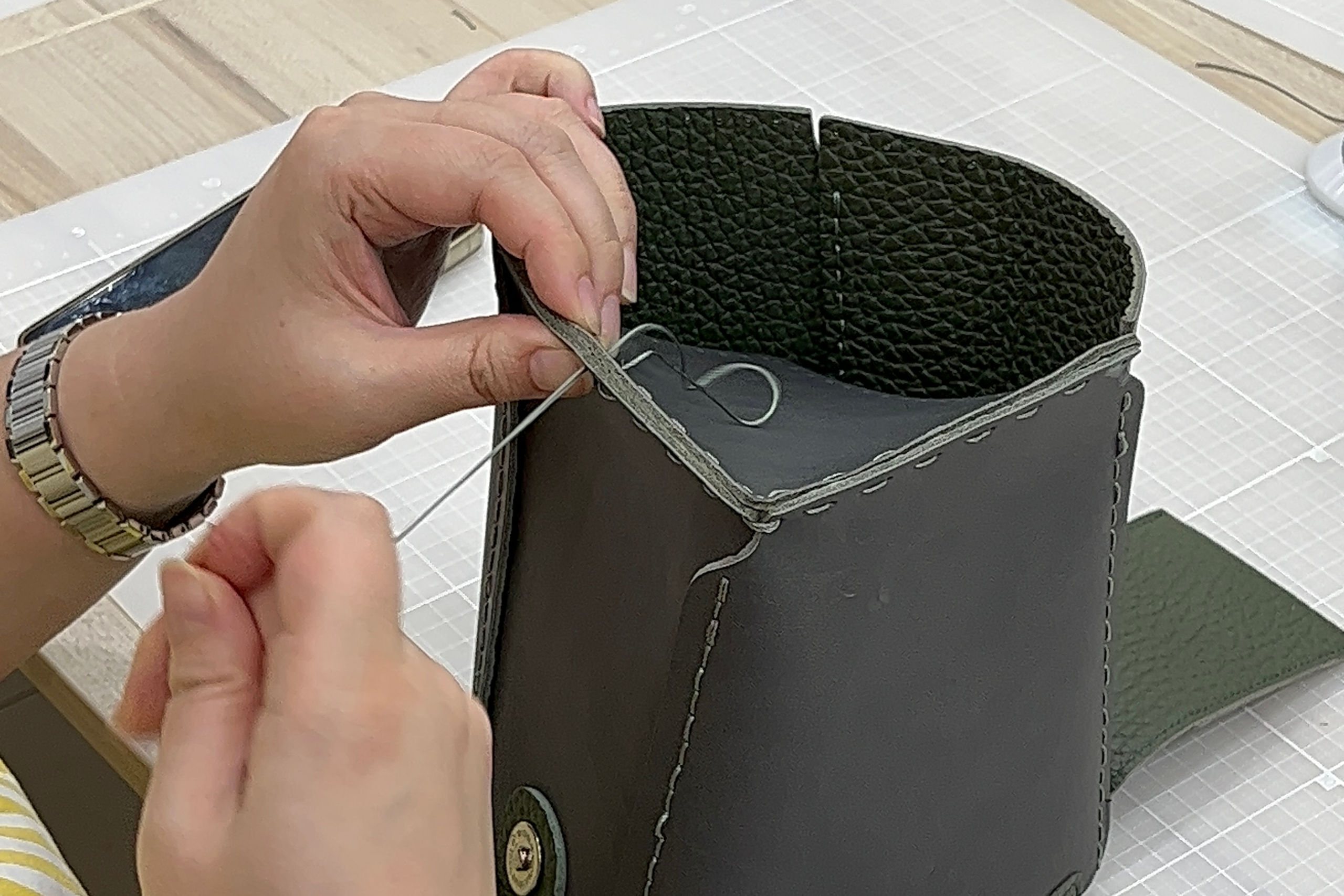 Seoul: Upcycled Leather Bag-Making Workshop 2