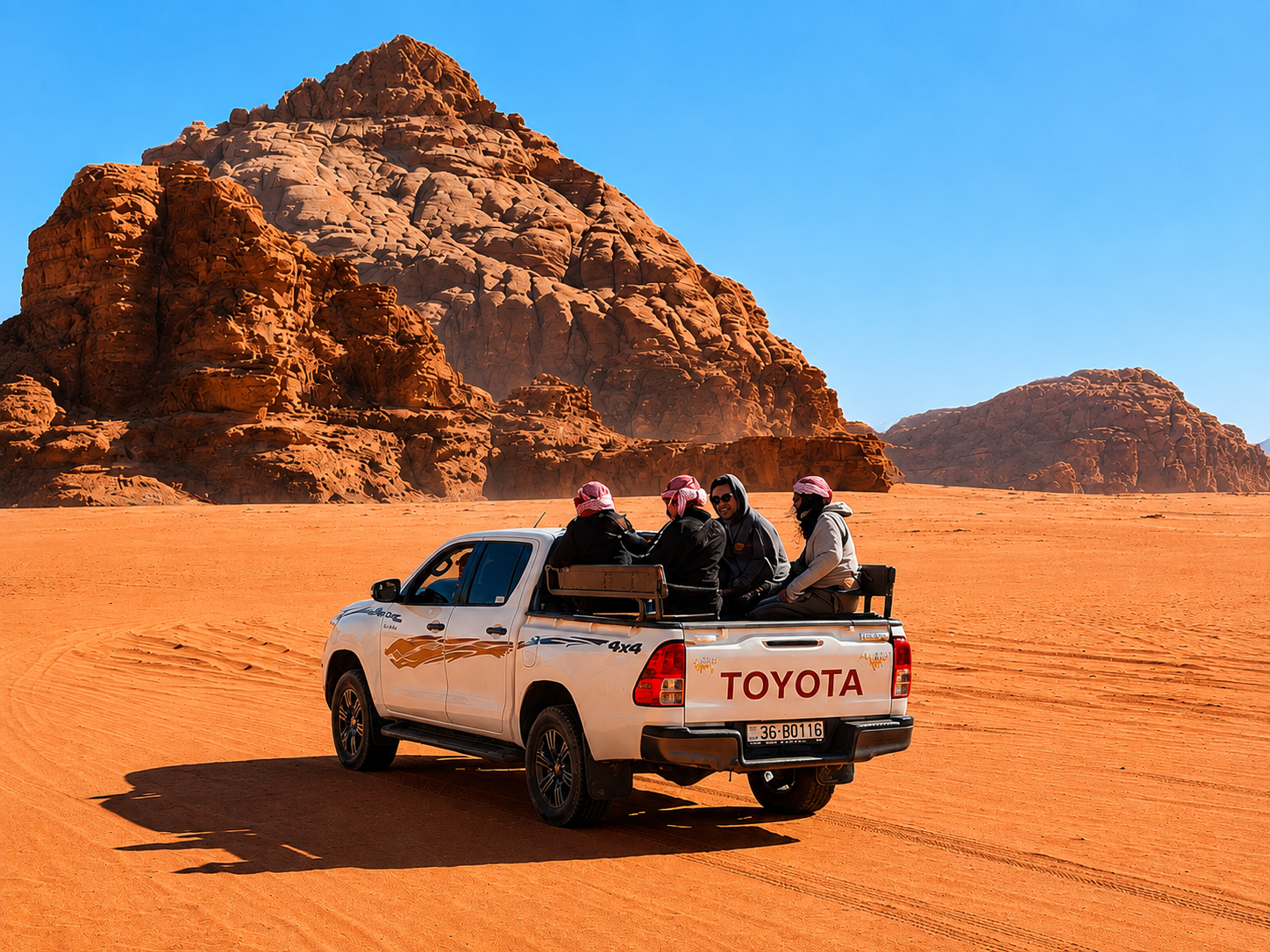 Canyons & Red Sand: 2-Hour Wadi Rum Private Jeep Tour 3