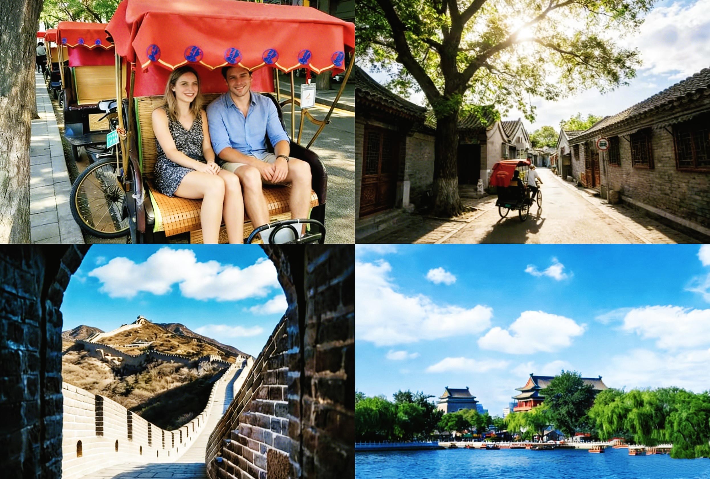 Beijing: Water Great Wall, Lama Temple & Houhai Hutong Tour