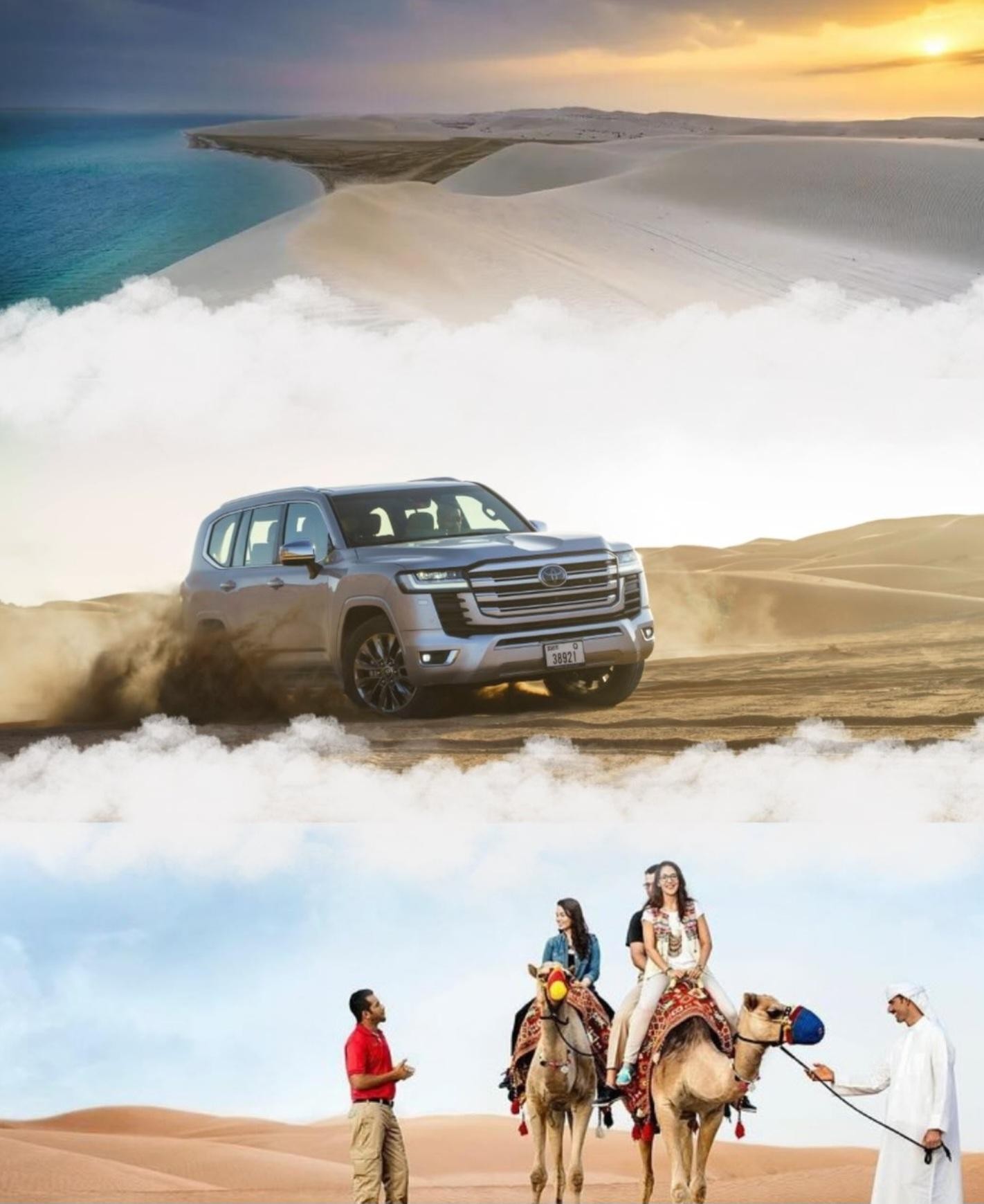 Doha: Stargazing Night DesertSafari Sandboarding CamelRide 2