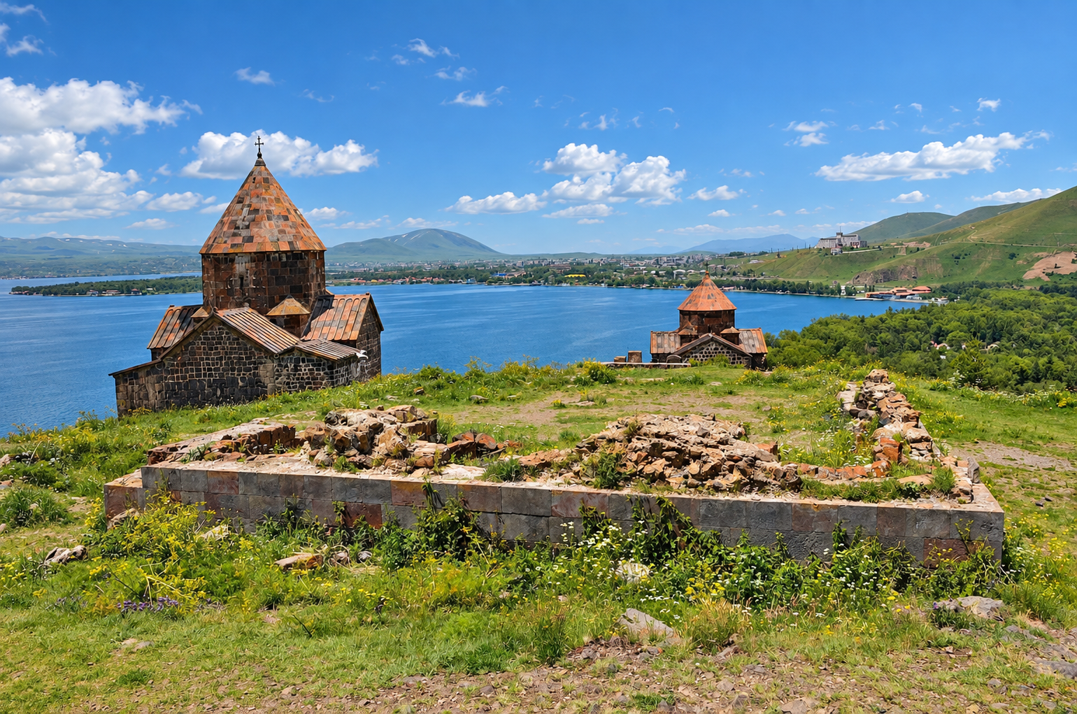 From Yerevan: Lake Sevan, Garni, & Geghard Trip 3