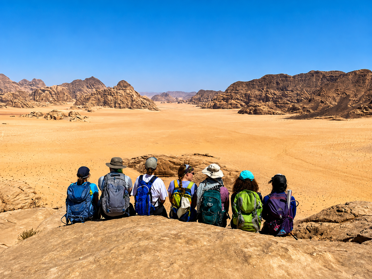 4-Day Guided Desert Trek & Overnight Wild Camping I Wadi Rum 2