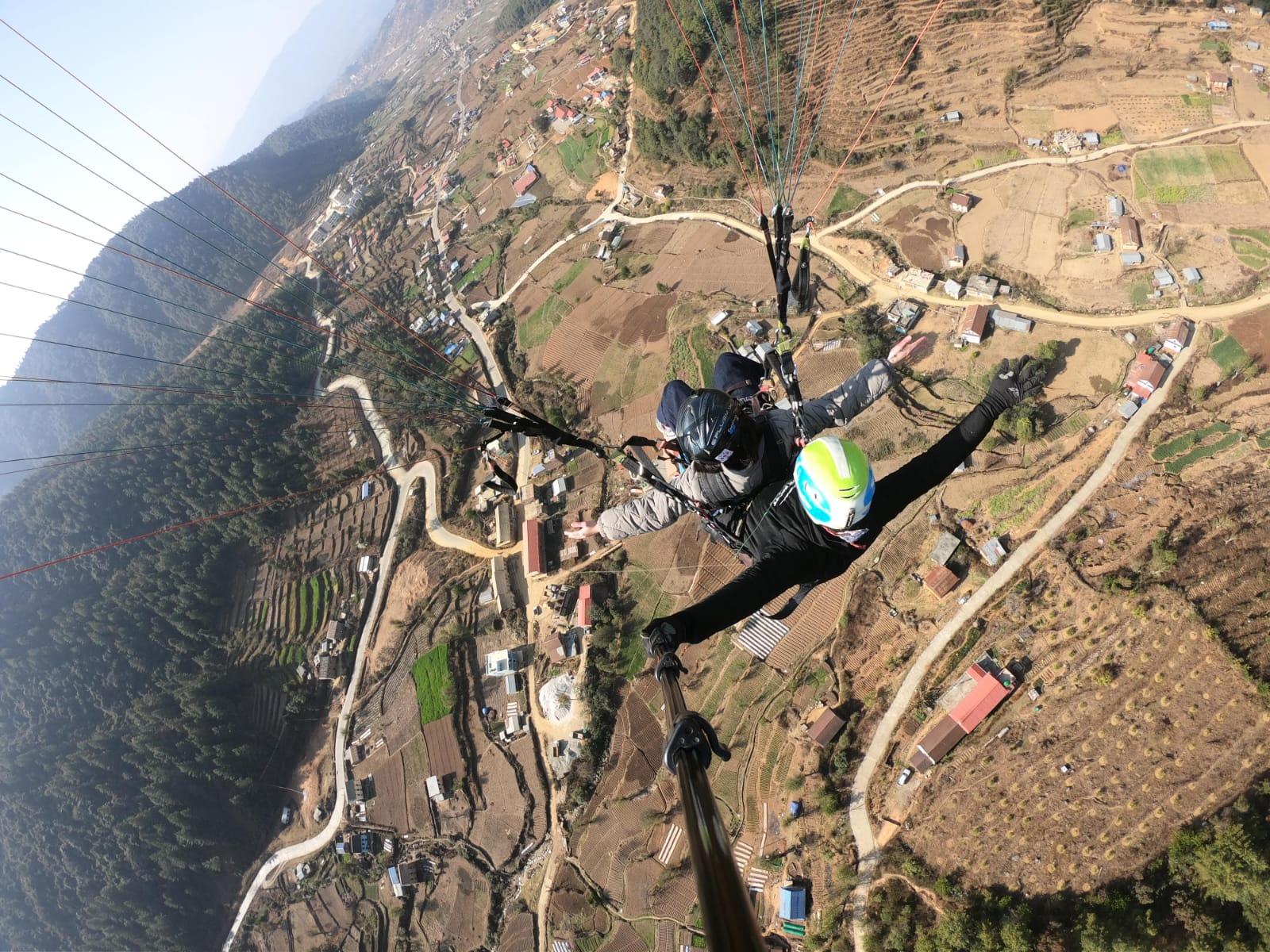Kathmandu Valley: Paragliding Experience with Transfer 3