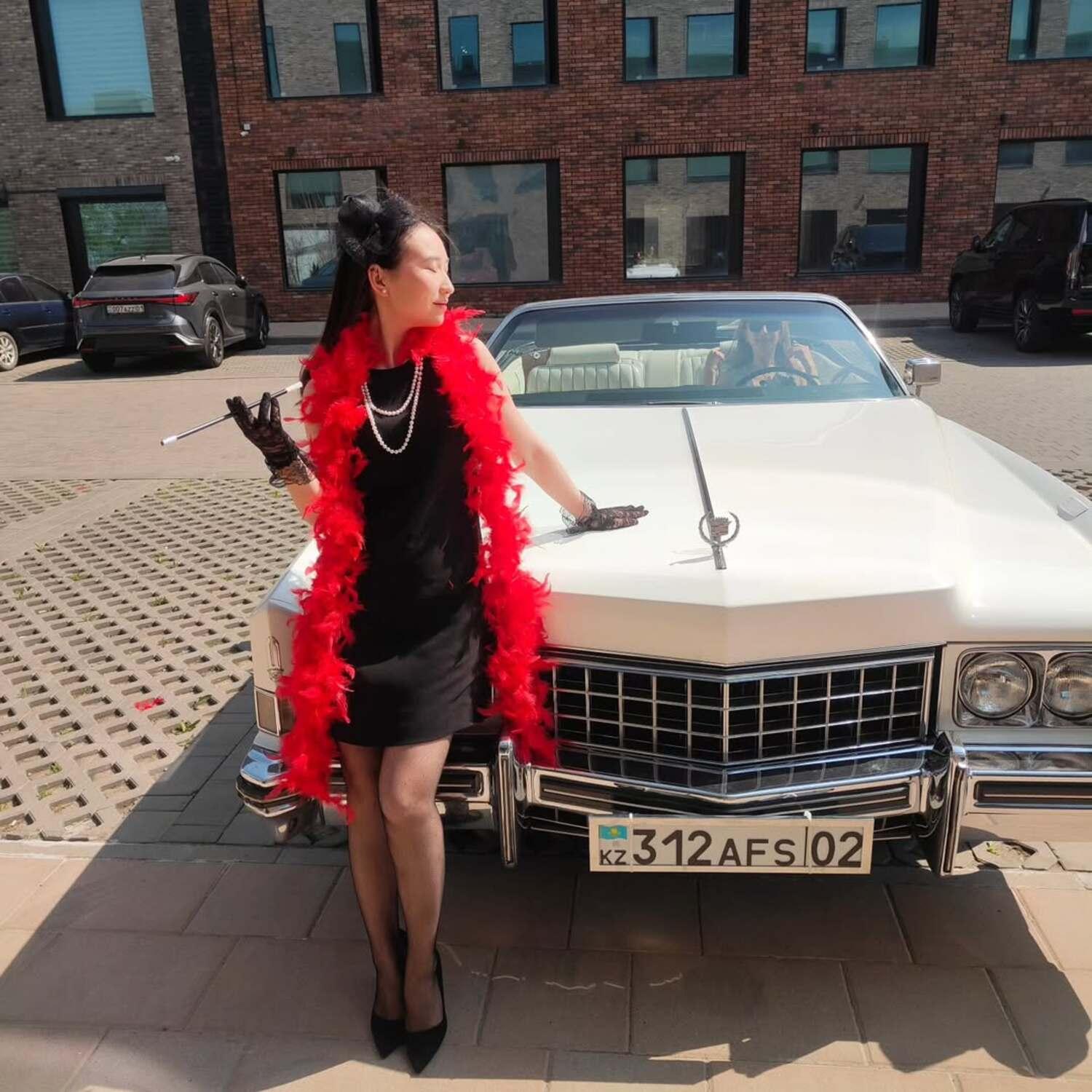 Almaty: Private Retro Cruise in a 1973 Cadillac 3