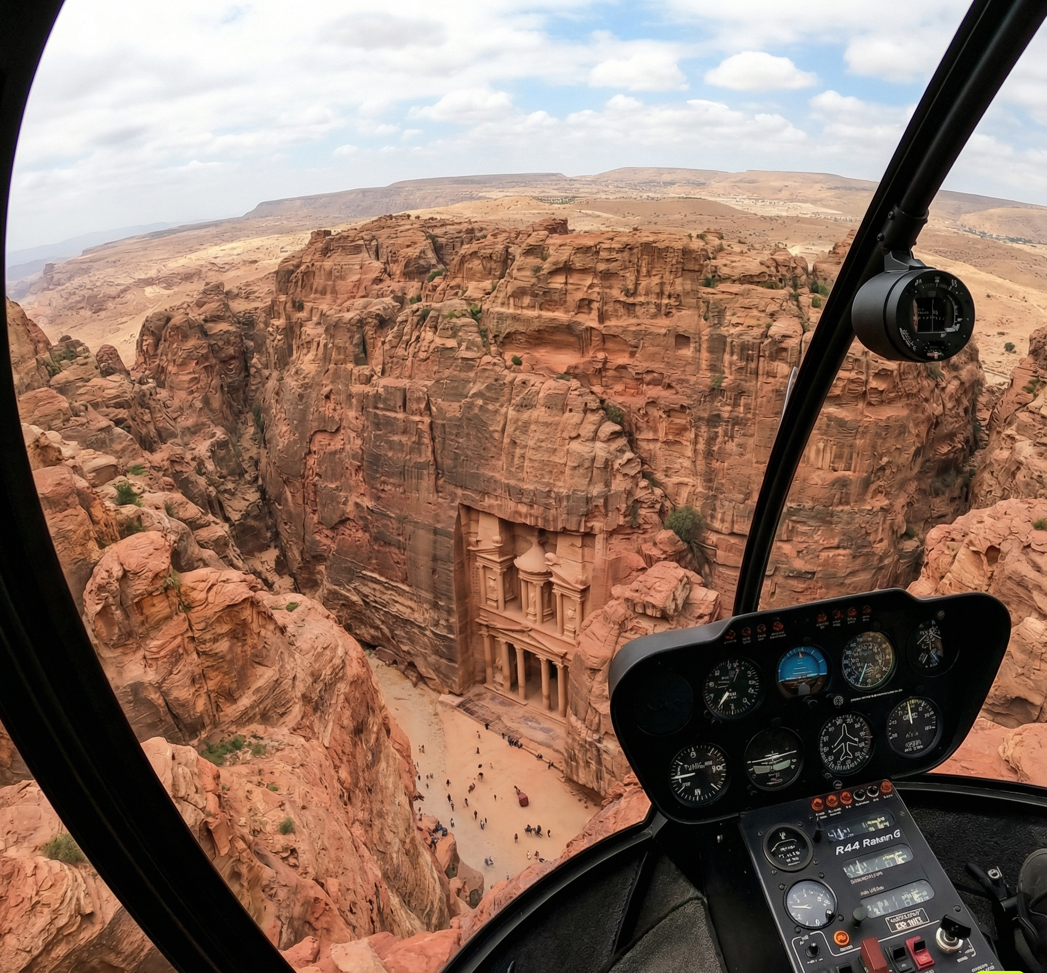 Amman: Petra Helicopter Tour with Optional Return Flight 2