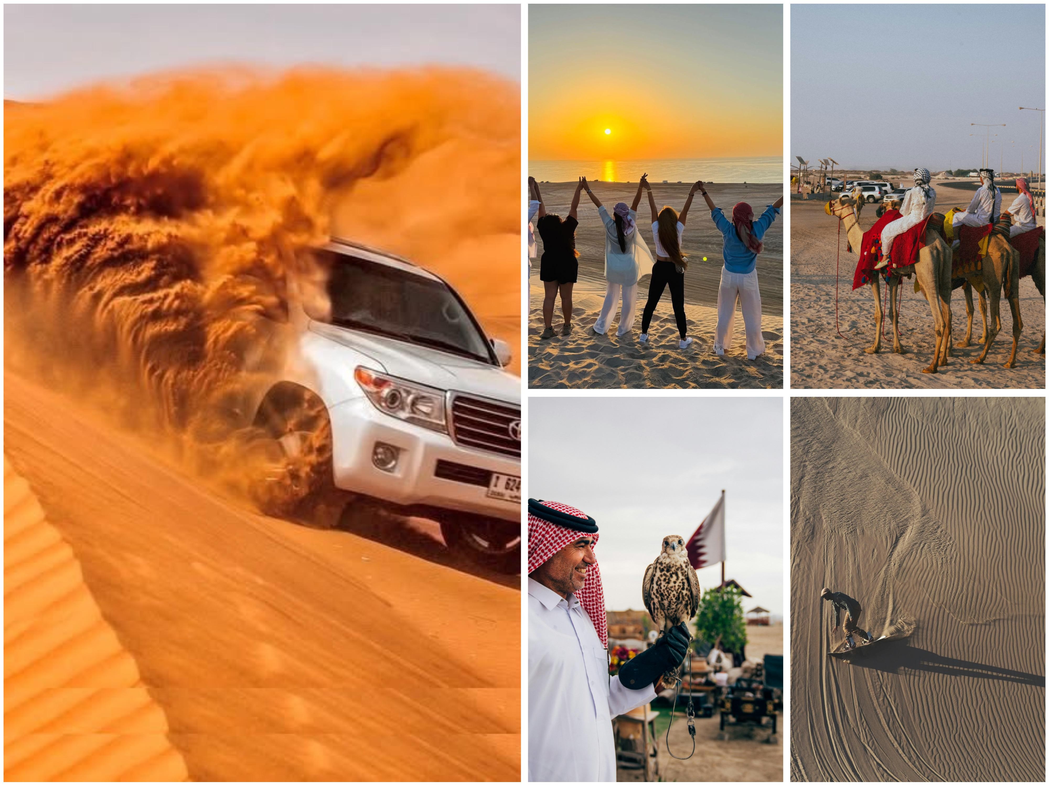 Doha Desert Safari optional Camel Ride, ATV and sandboarding 3