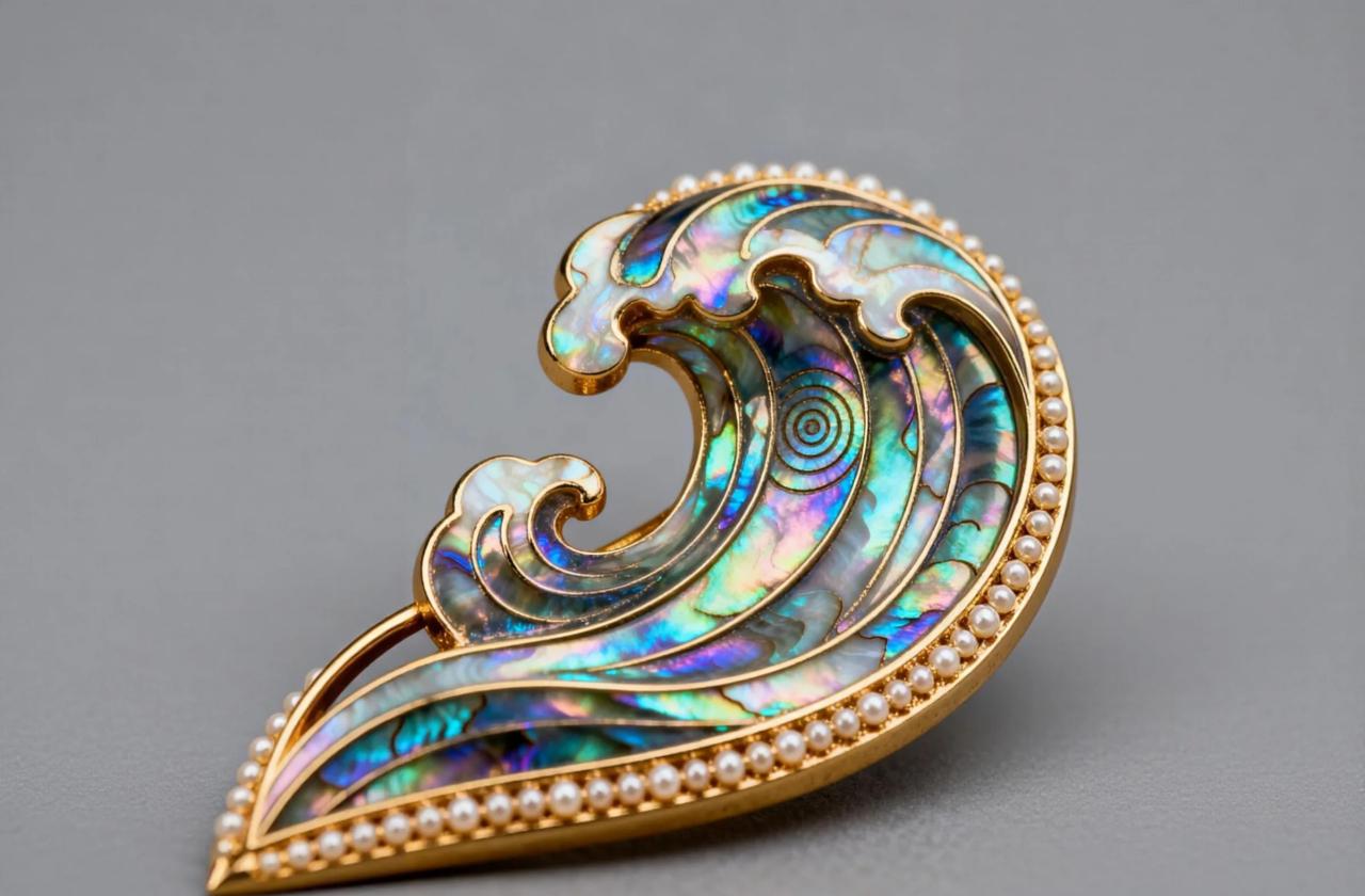 Shanghai: Iridescent Mother-of-Pearl Brooch Experience 2
