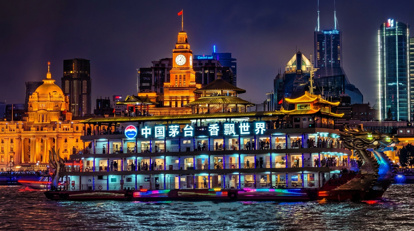 Shanghai:VIP Huangpu Night Cruise with Guide & Bund Views. 3