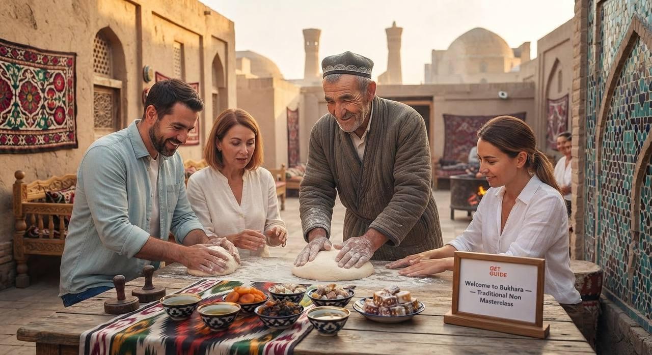 Bukhara: Traditional Uzbek Bread-Making Class with Tea 3