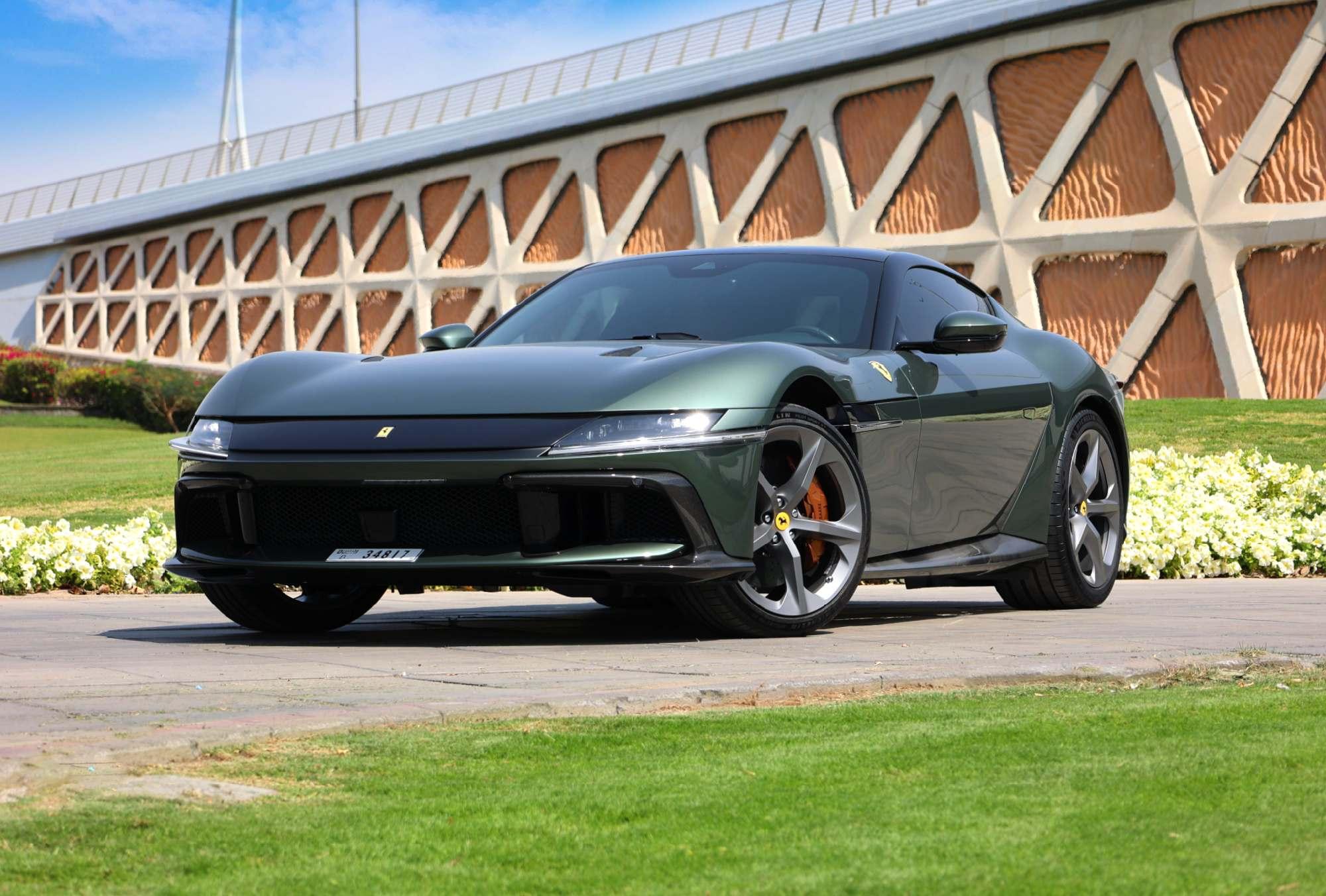 Dubai: Ferrari 12Cilindri 1-Day Rental, No Deposit Required