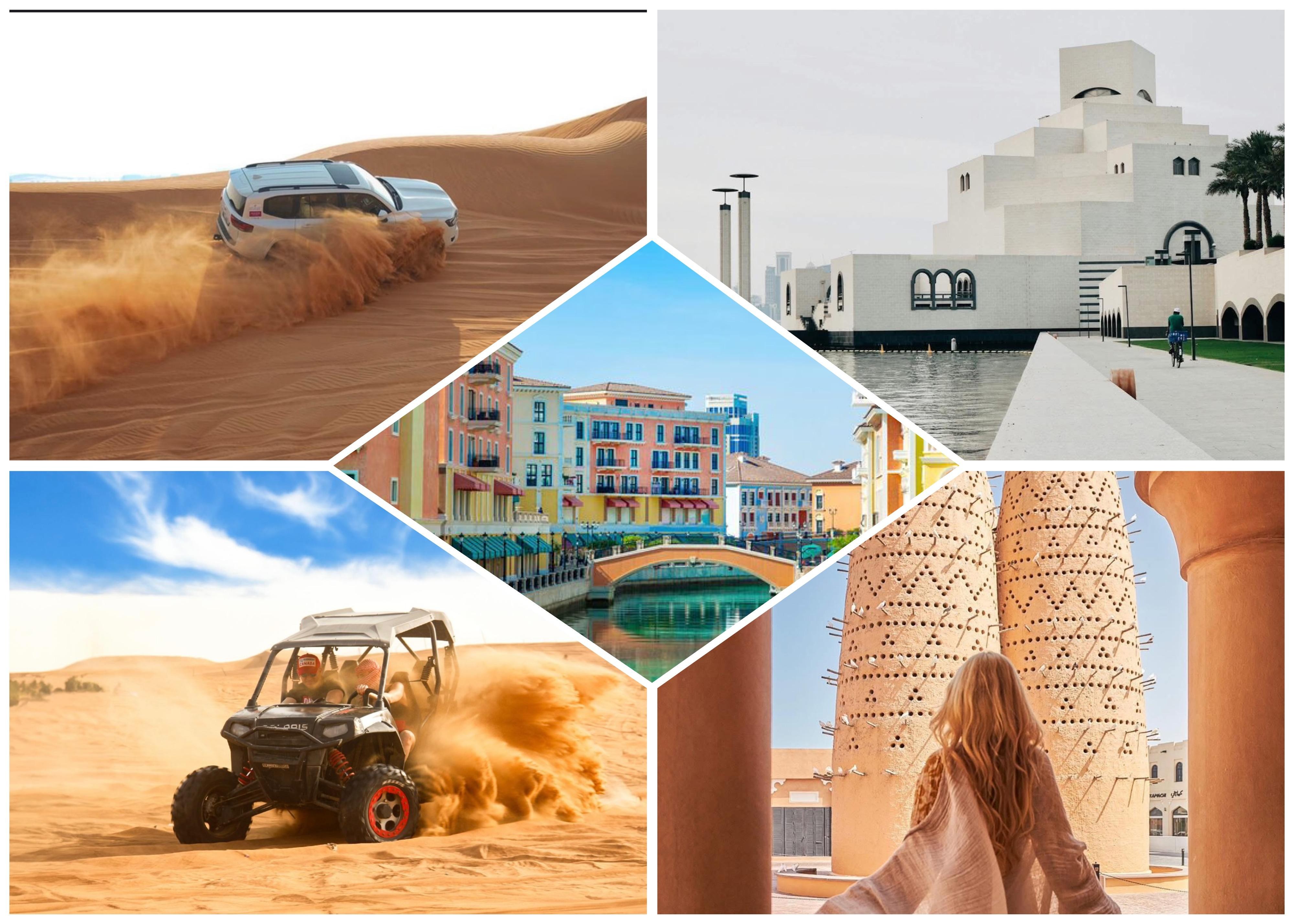 Doha: Private Combo City Tour with Desert Safari 2