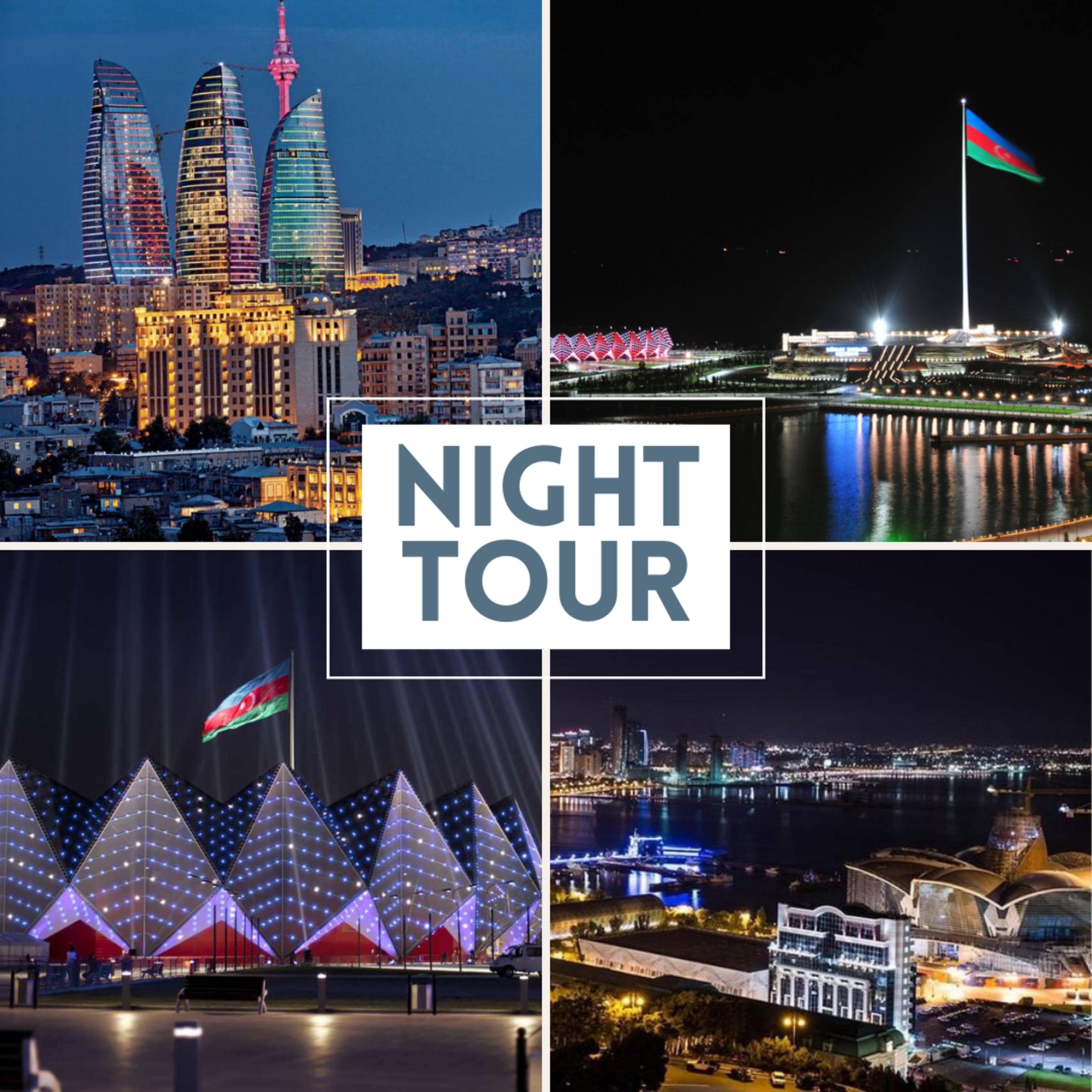 Baku: Nighttime Guided City Tour