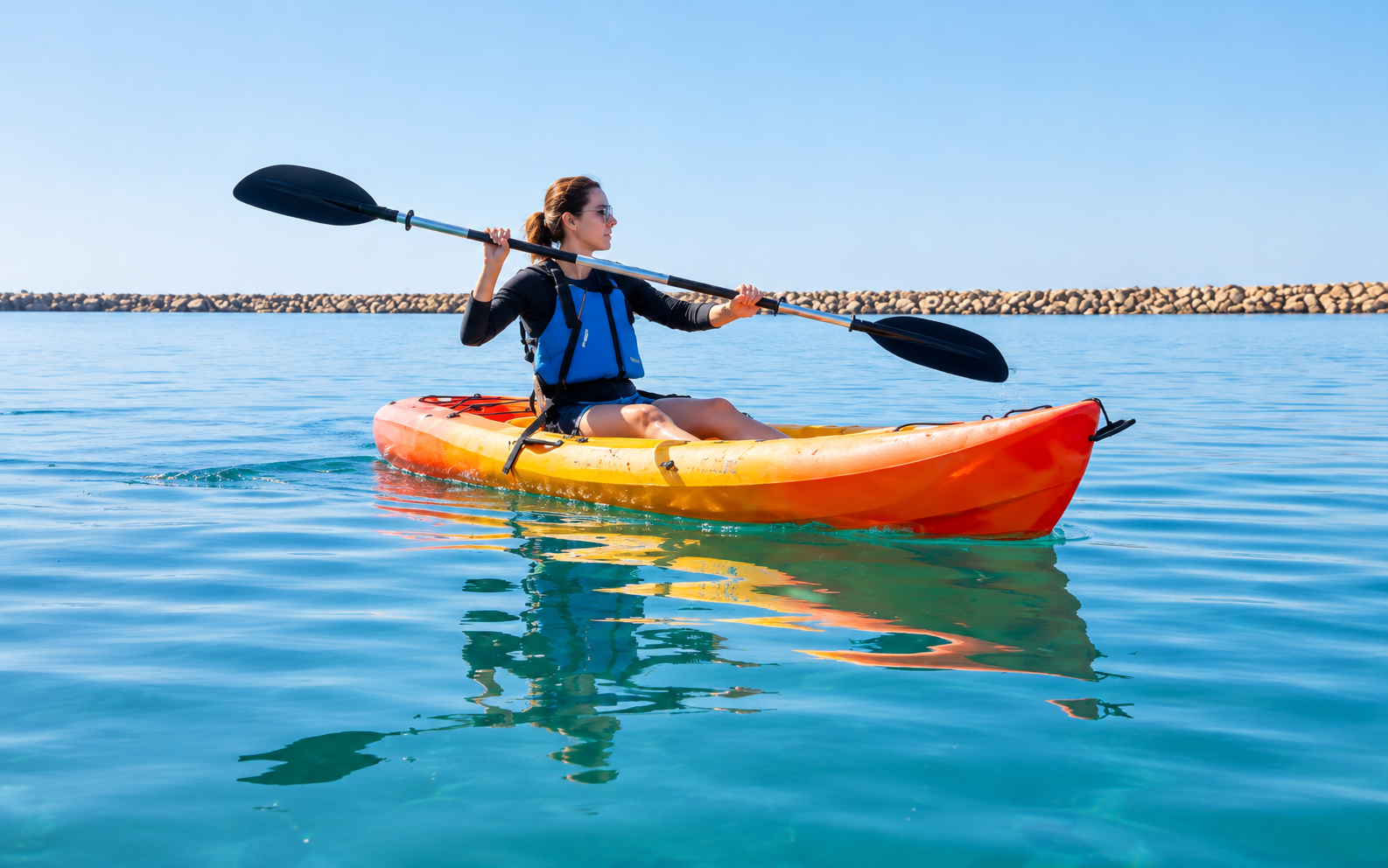Muscat: Private Half-Day Quad Biking, Kayaking & SEABOB Tour