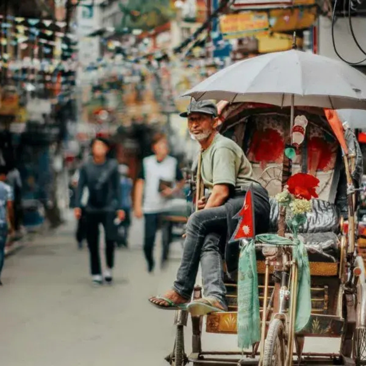 Exploring Kathmandu By Rickshaw 2