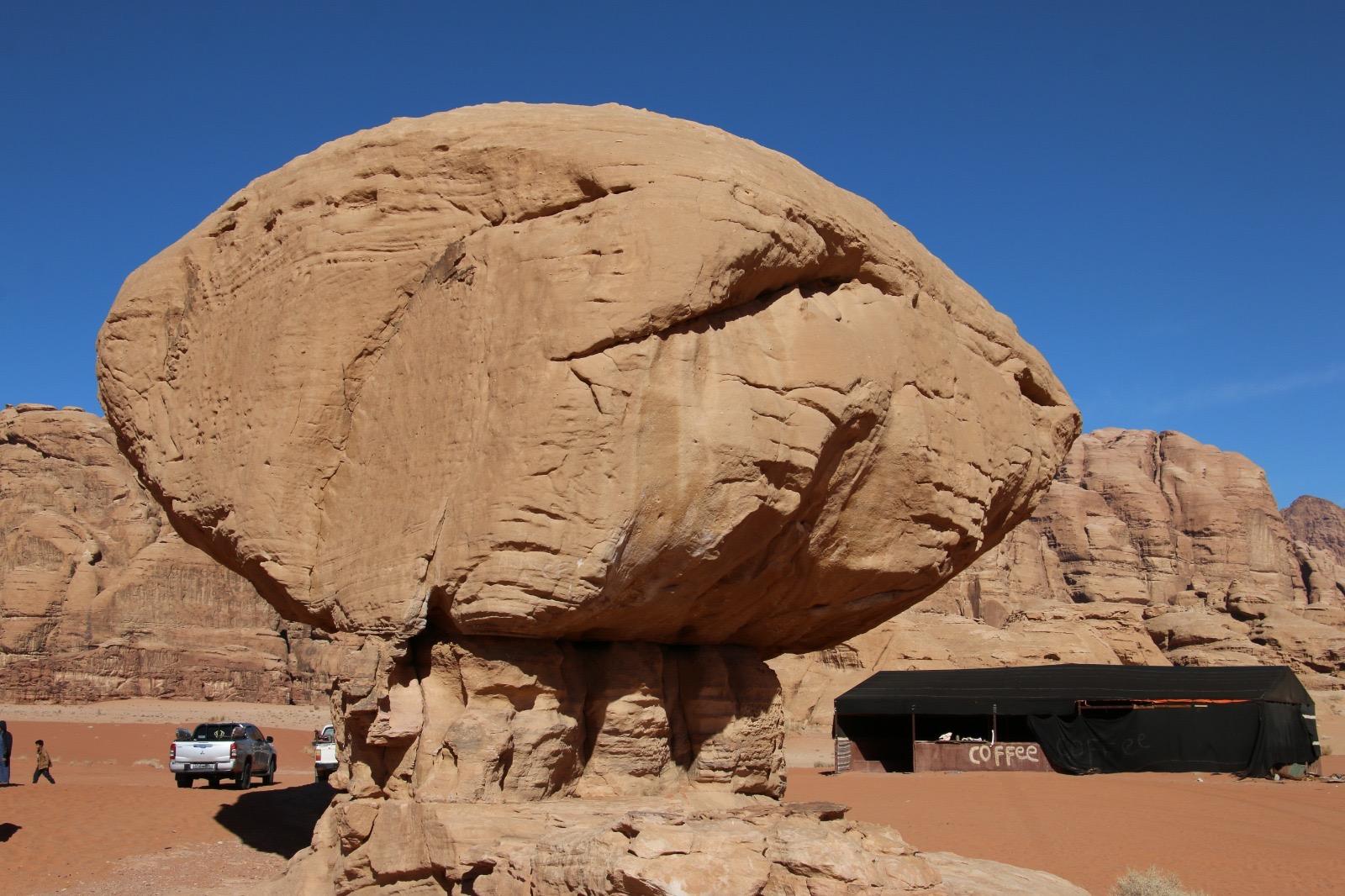 Wadi Rum: Half-Day Jeep Tour with Sandboarding & Bedouin tea