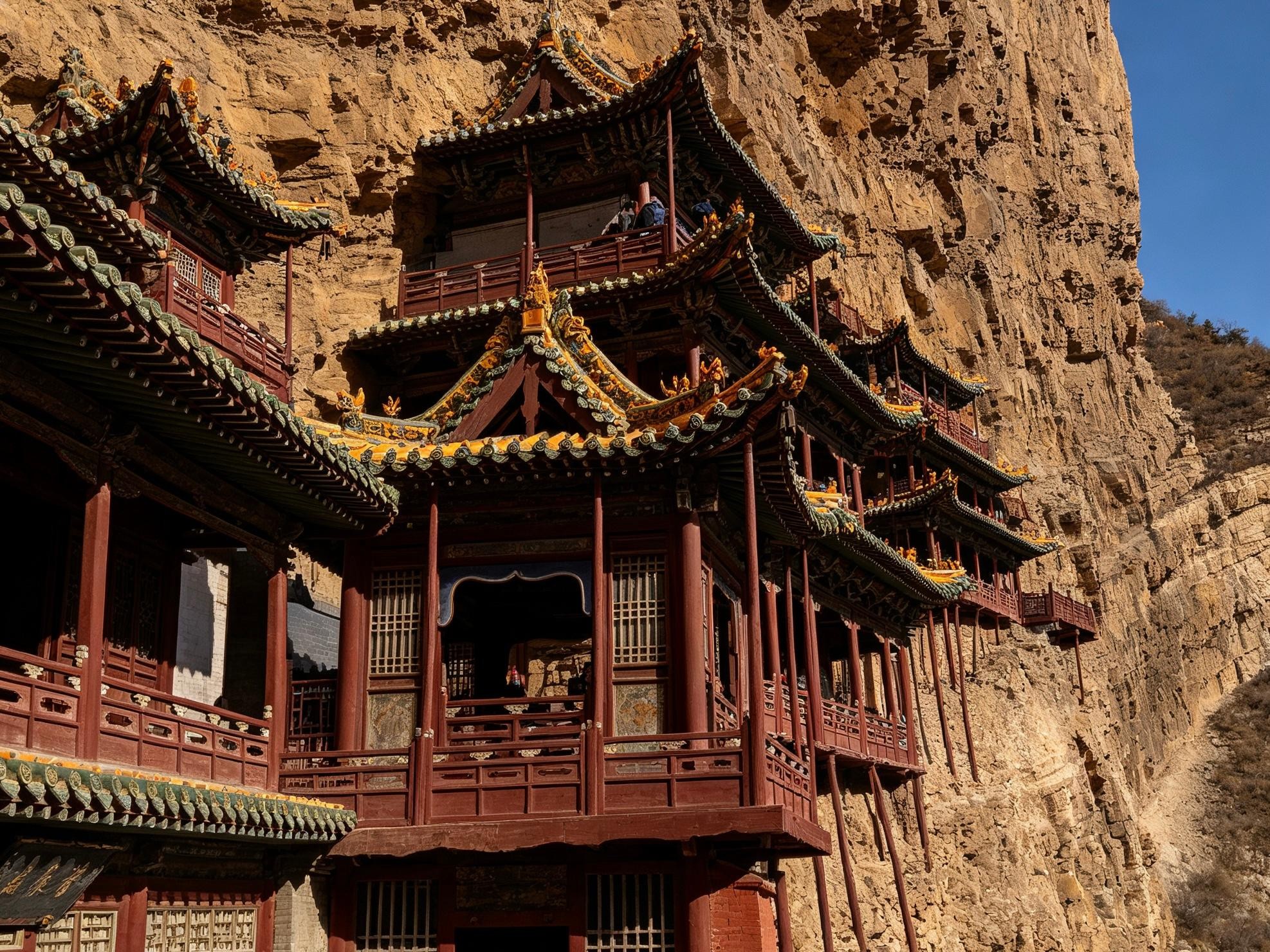 From Beijing: Datong Hanging Temple & Yungang Grottoes Tour