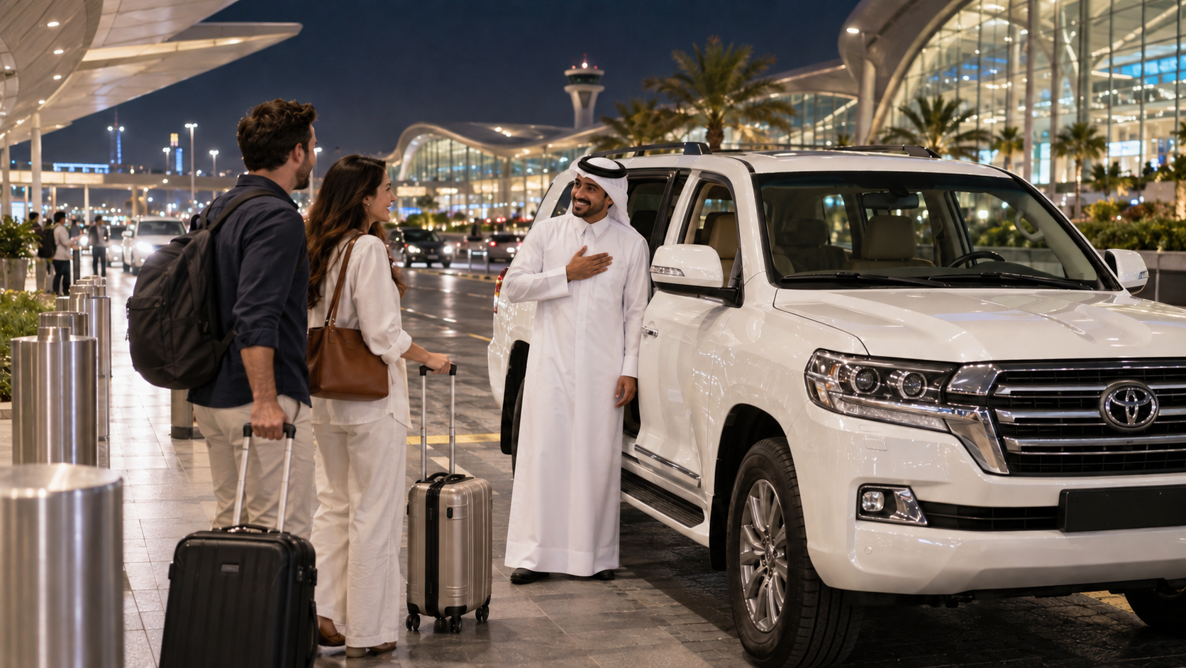 Doha: Layover Desert Safari, Camel Ride & Private Beach Camp