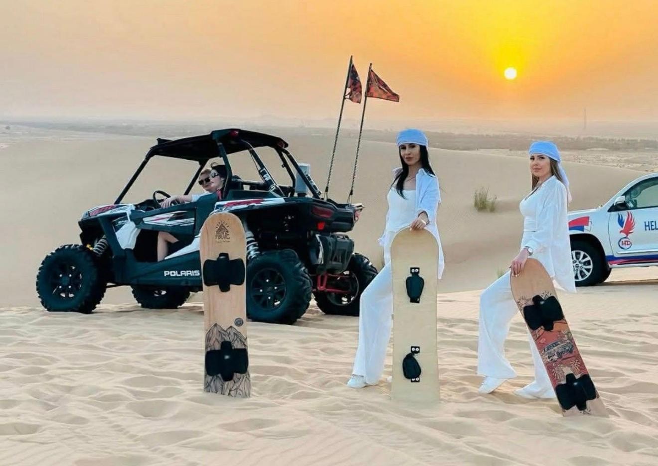 Desert safari, Dune bashing, sandboarding, camel, ATV Option 2