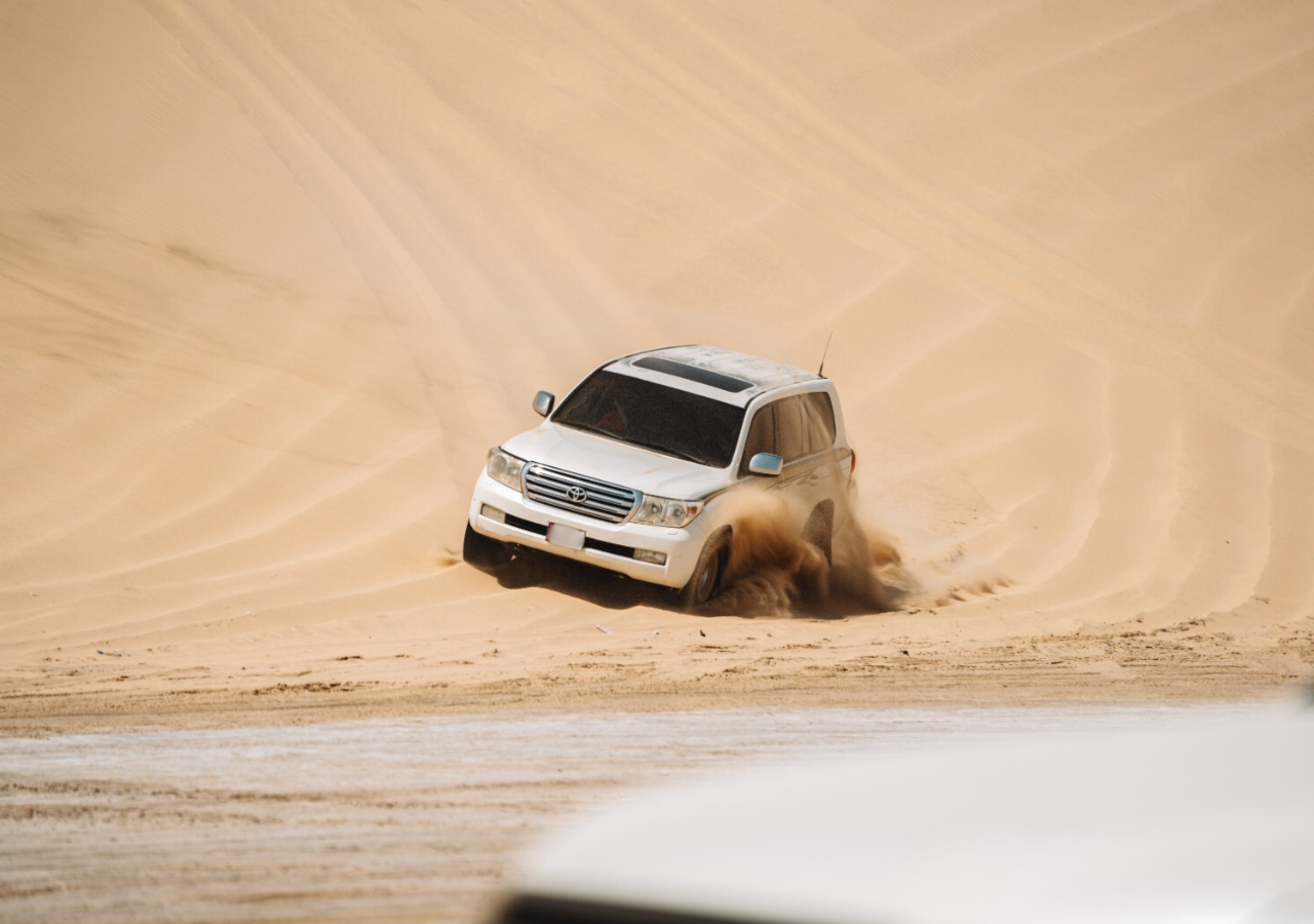 From Doha or Hamad Airport: Round-Trip Desert Transit Tour