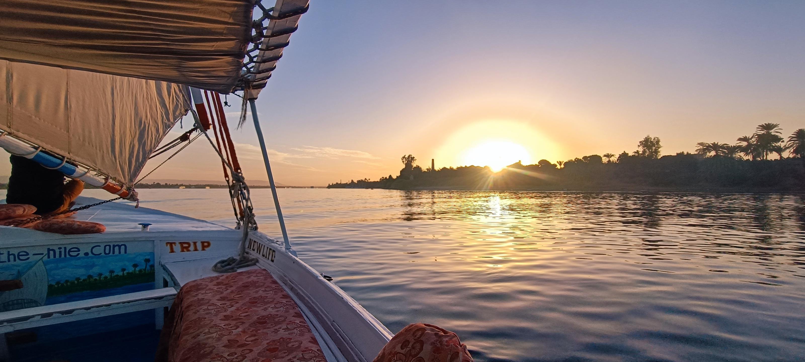 Luxor: Private Sunset Felucca Sailing on the Nile - Luxor Sunset Felucca (Photo 5)