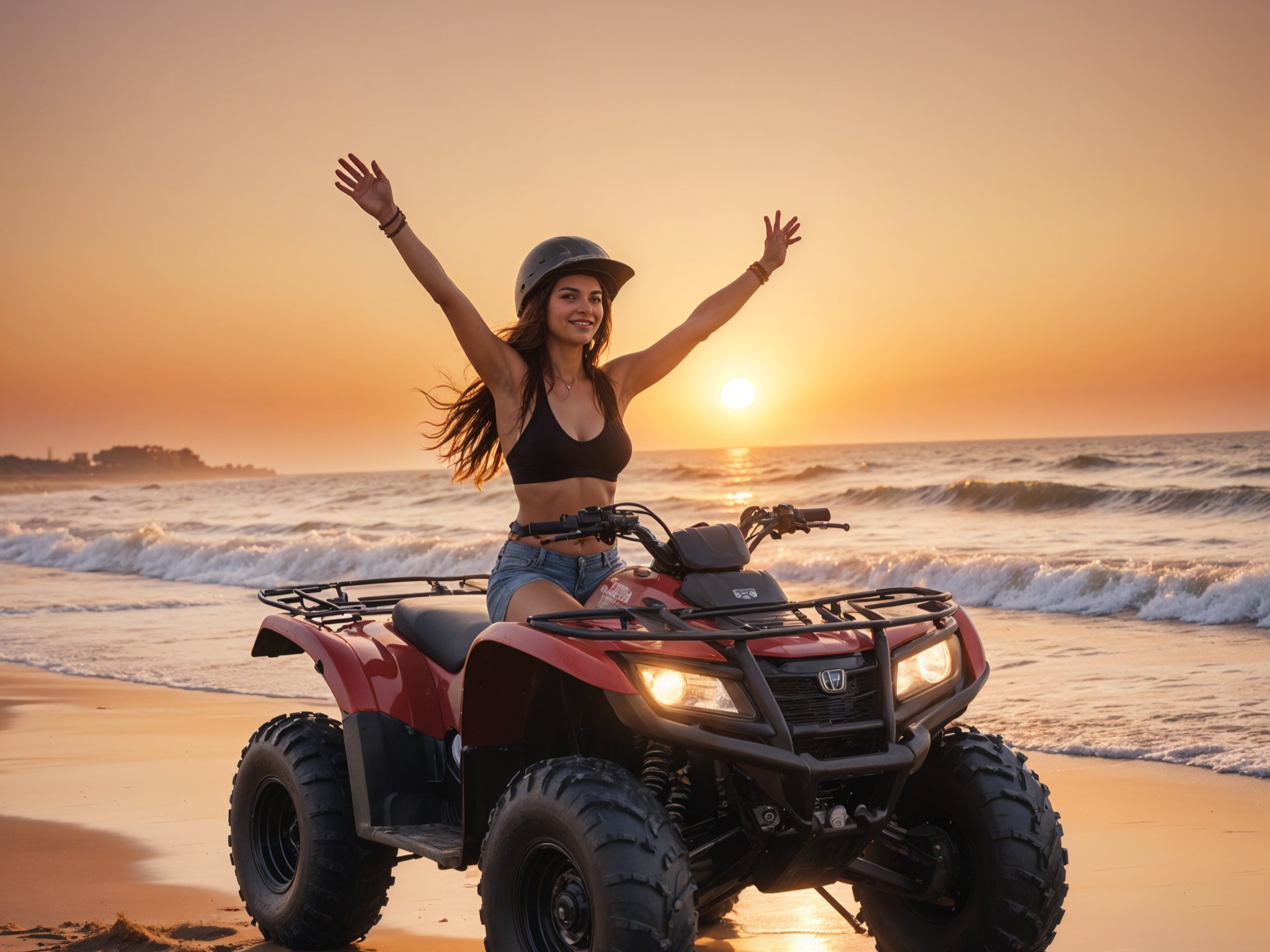 Hurghada: Desert Quad Bike and Camel Ride with Optional GoPro - Hurghada Desert Quad (Photo 2)