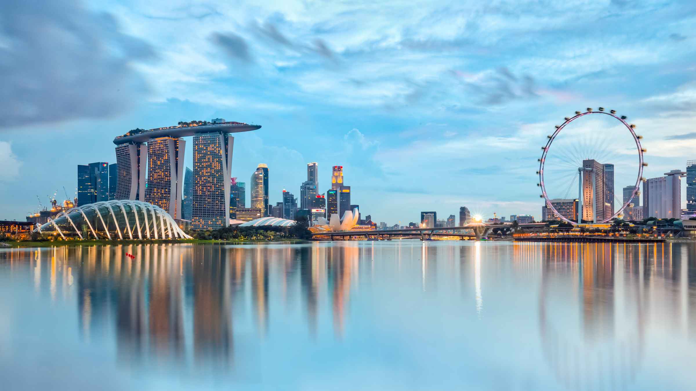Marina Bay Sands Singapore Cityscape 4K 5K Wallpapers | HD Wallpapers ...