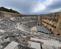 Het Aspendos-theater, Antalya in Antalya