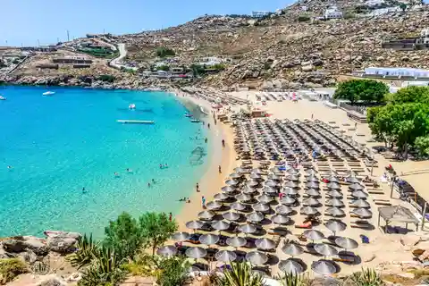 3. Paradise Beach, Mykonos