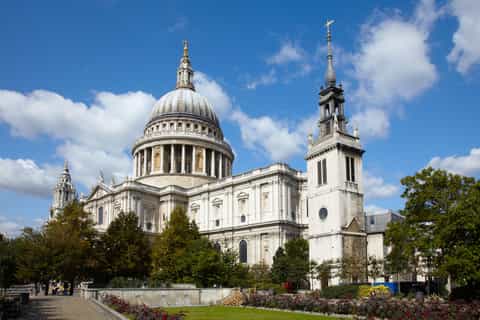 Exterior of St Paul’s Cathedral dome, London