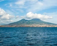 De Vesuvius in Napels