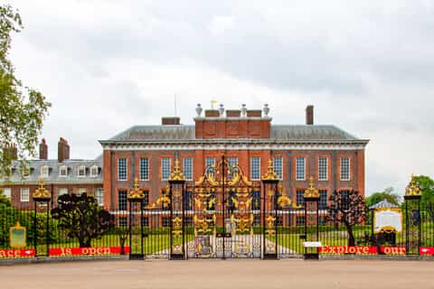Kensington Palace South Front across the gardens