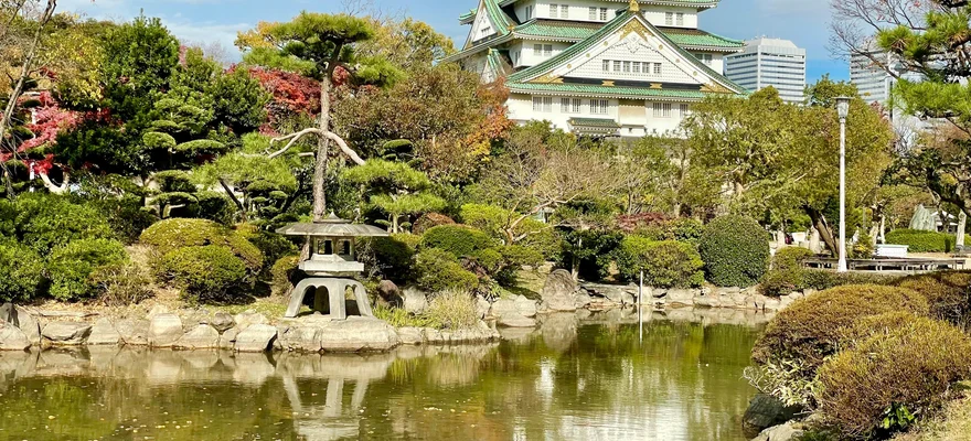 Slottsparken, Osaka