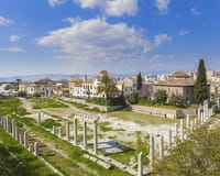 Oude Agora van Athene in Athene