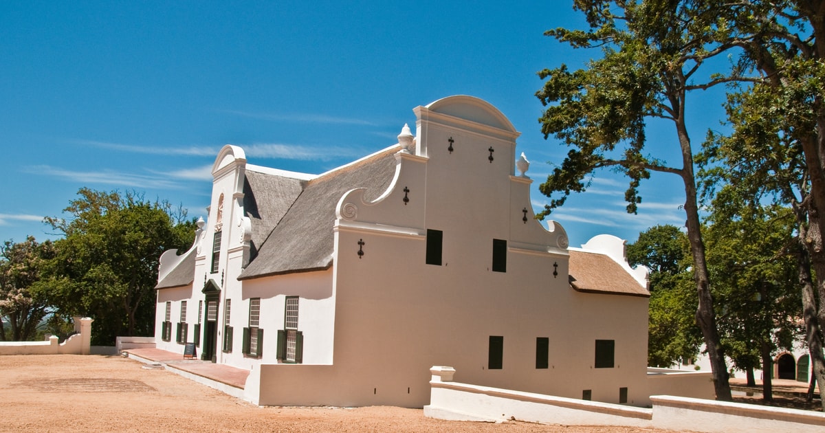 Groot Constantia Wine Estate Cape Town Book Tickets Tours