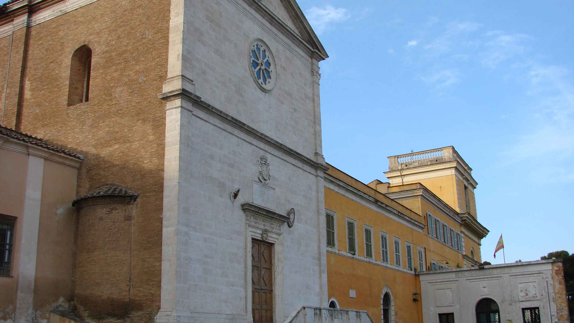 Tempietto. San Pietro in Montorio Bird view.