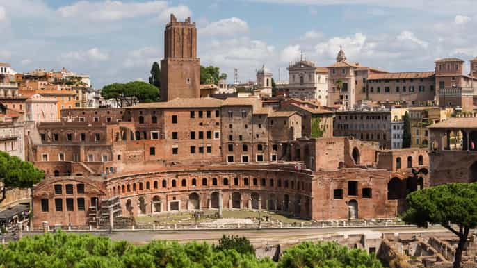 観光アクティビティ トラヤヌスの市場 イタリア