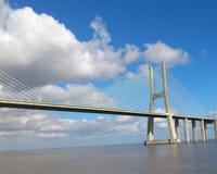 Vasco da Gama-brug in Lissabon
