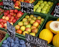 Weense Naschmarkt in Wenen