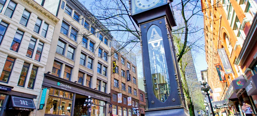 Relógio a Vapor de Gastown