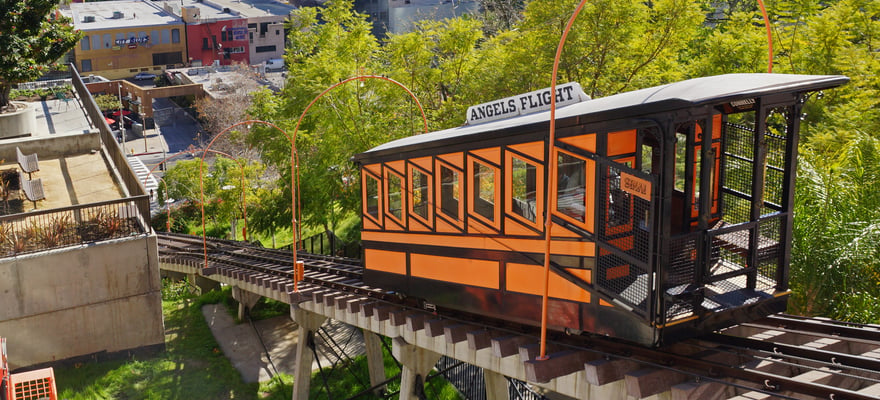 Angels Flight Railway, Los Angeles - Book Tickets & Tours | GetYourGuide