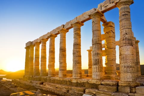 Templo de Poseidon - Atrações de Atenas