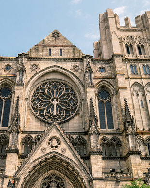 ☆貴重☆ セント・ジョン・ザ・ディヴァイン大聖堂 バラ窓 ステンド