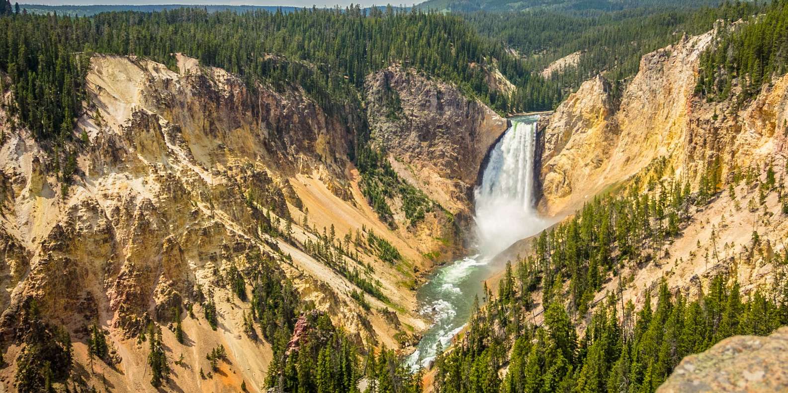 Yellowstone National Park Panoramic Wall Decor - Old Faithful Picture