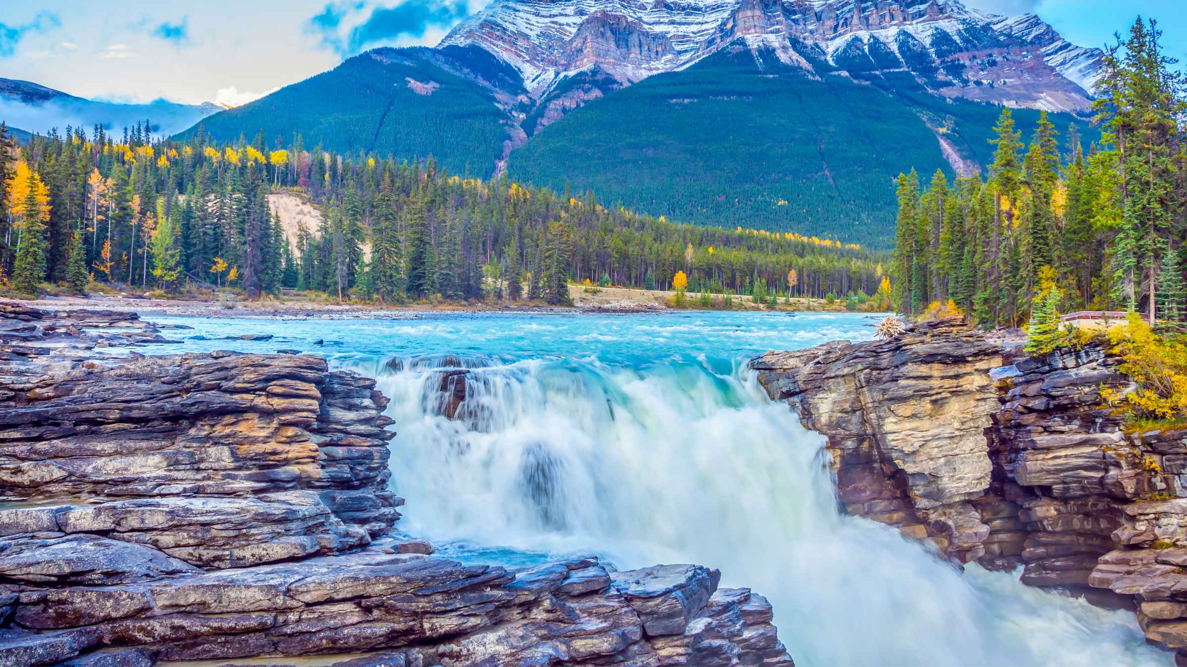 Athabasca Falls Jasper Book Tickets Tours GetYourGuide
