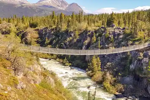 5. Yukon Suspension Bridge