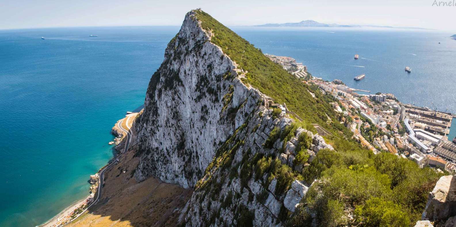 File:Vue perspective du siege de Gibraltar commence en 1779 par