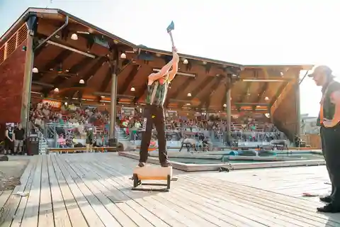 9. Paula Deen's Lumberjack Feud Show & Adventure Park