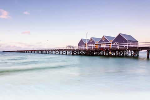 Coffee Break at the Jetty Wallpaper - Beach Scenery