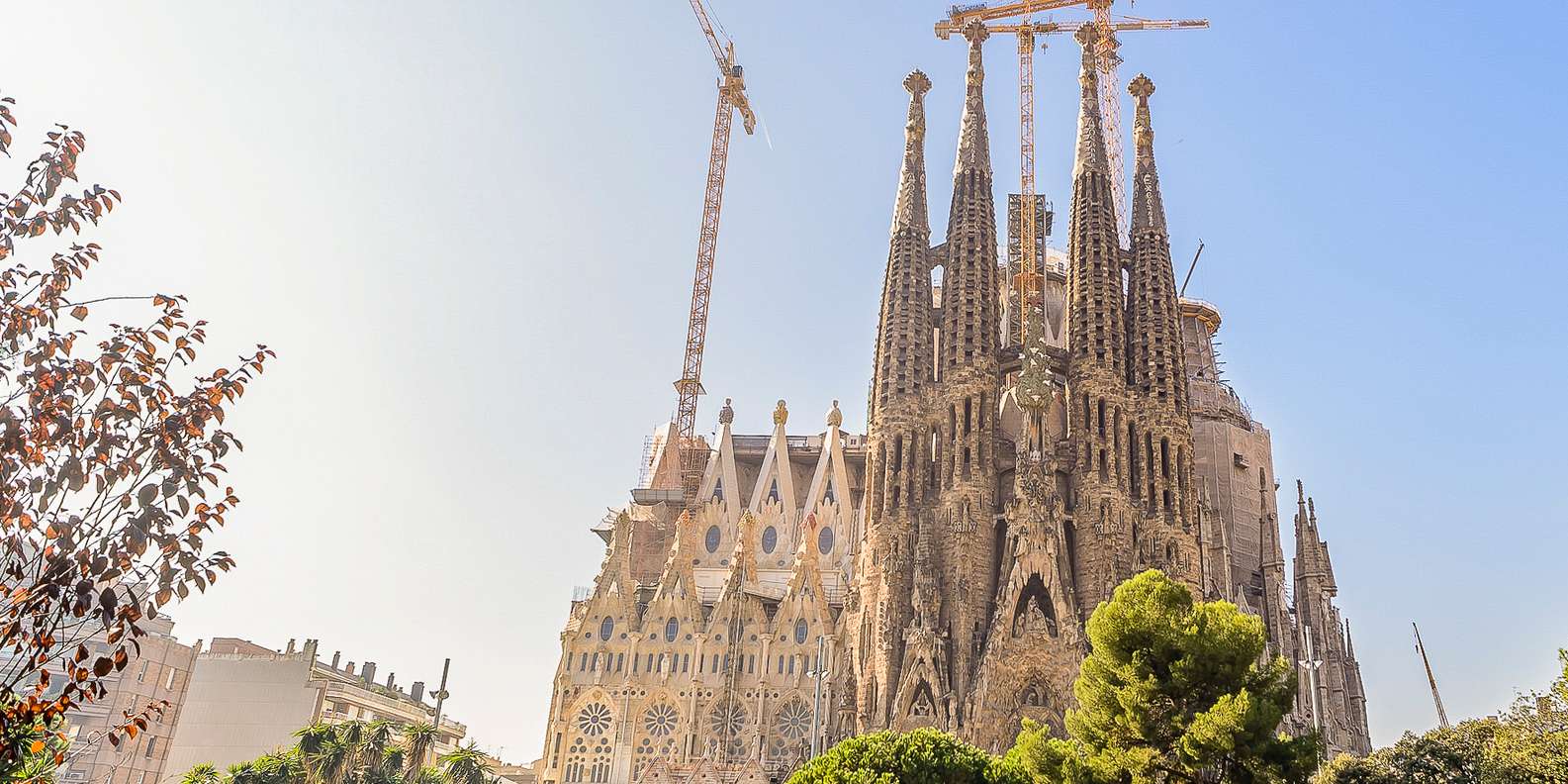 Jesus On The Cross - Sagrada Familia Church - Barcelona Spiral