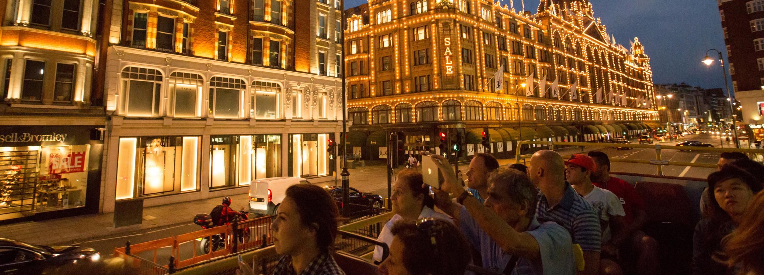 London London By Night Sightseeing Open Top Bus Tour Getyourguide